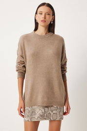 Oversized Cashmere Blend Sweater | Women’s Cozy Knit Pullover