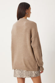 Oversized Cashmere Blend Sweater | Women’s Cozy Knit Pullover