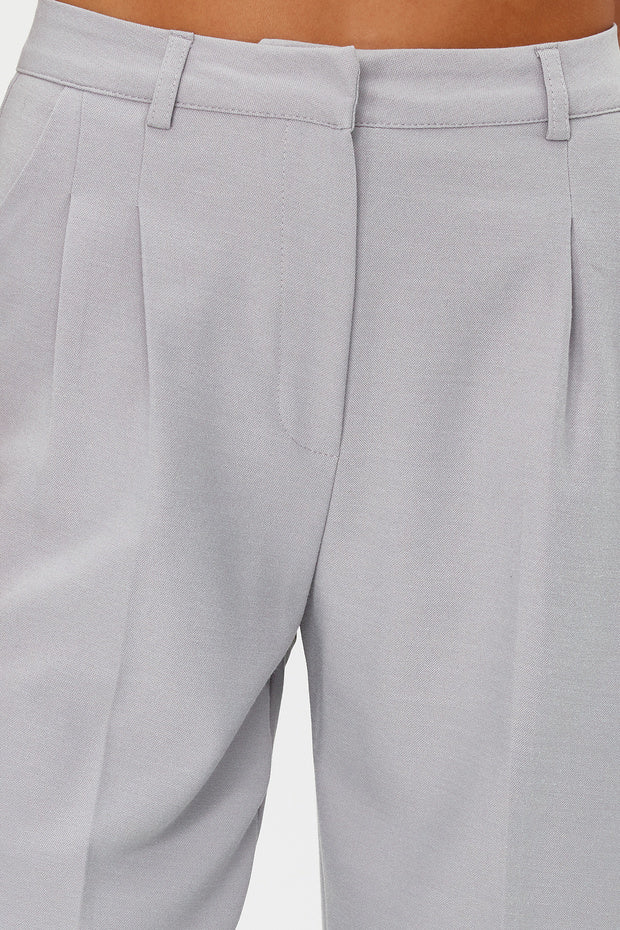 Olive Green High-Waist Tailored Pants – AtikaStyle