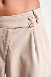 Charcoal Wide-Leg Tailored Trousers – AtikaStyle