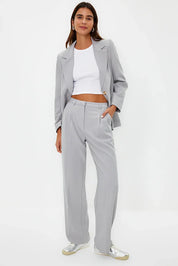 Olive Green High-Waist Tailored Pants – AtikaStyle