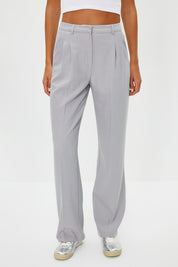 Olive Green High-Waist Tailored Pants – AtikaStyle