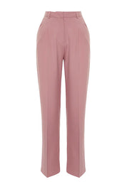 Olive Green High-Waist Tailored Pants – AtikaStyle