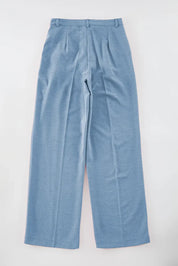 Olive Green High-Waist Tailored Pants – AtikaStyle