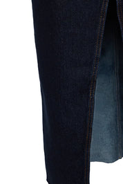 Black Denim High-Waist Slit Maxi Skirt – AtikaStyle