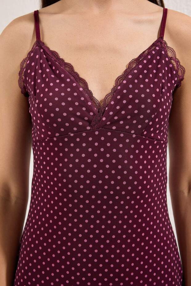 Women’s Black Floral Slip Dress – Lace Trim Midi Cami Dress | Atikastyle