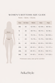 Navy Woven Wide Leg Pants | High Rise Pocket Detail | AtikaStyle