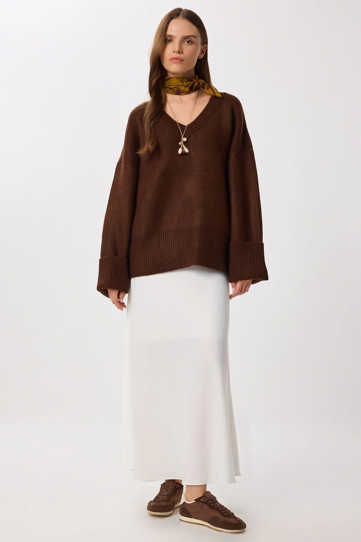 AtikaStyle, Satin Skirt, Long Skirt, Maxi Skirt, Bias Cut, Slip Skirt, White Skirt, Everyday Chic, Minimalist Wardrobe, Made in Turkey, Elegant Outfit, Women’s Fashion
