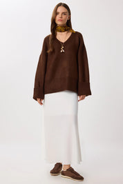 AtikaStyle, Satin Skirt, Long Skirt, Maxi Skirt, Bias Cut, Slip Skirt, White Skirt, Everyday Chic, Minimalist Wardrobe, Made in Turkey, Elegant Outfit, Women’s Fashion
