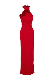 SCARLETT HALTER NECK GOWN