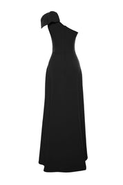 ONYX ONE-SHOULDER GOWN